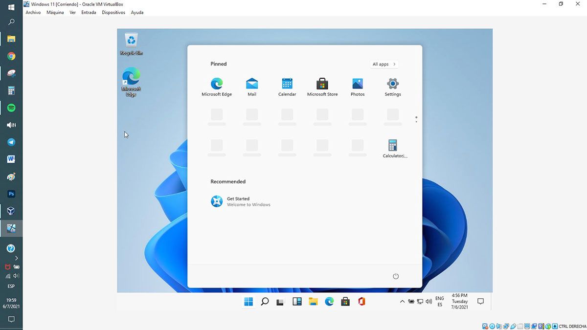 windows 11 será una actualización gratuita virtual box