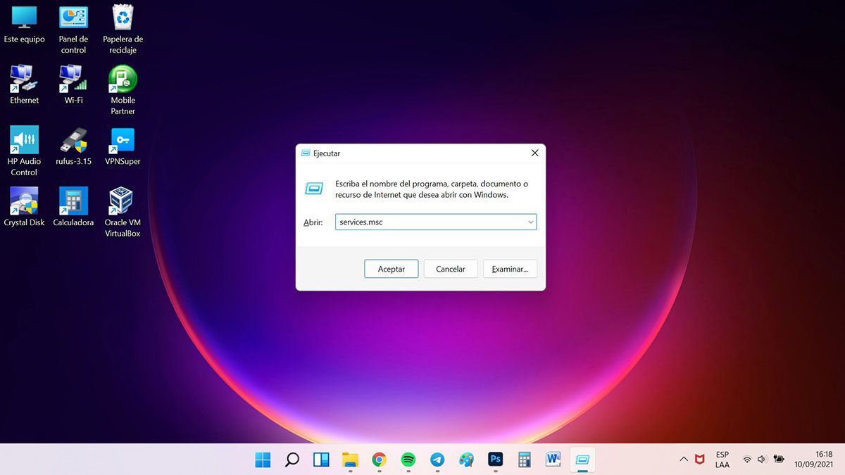 desactivar las actualizaciones en windows 11 abrir services