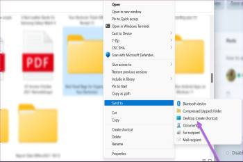 Cómo fijar una carpeta con accesos directos en la barra de tareas de Windows 11