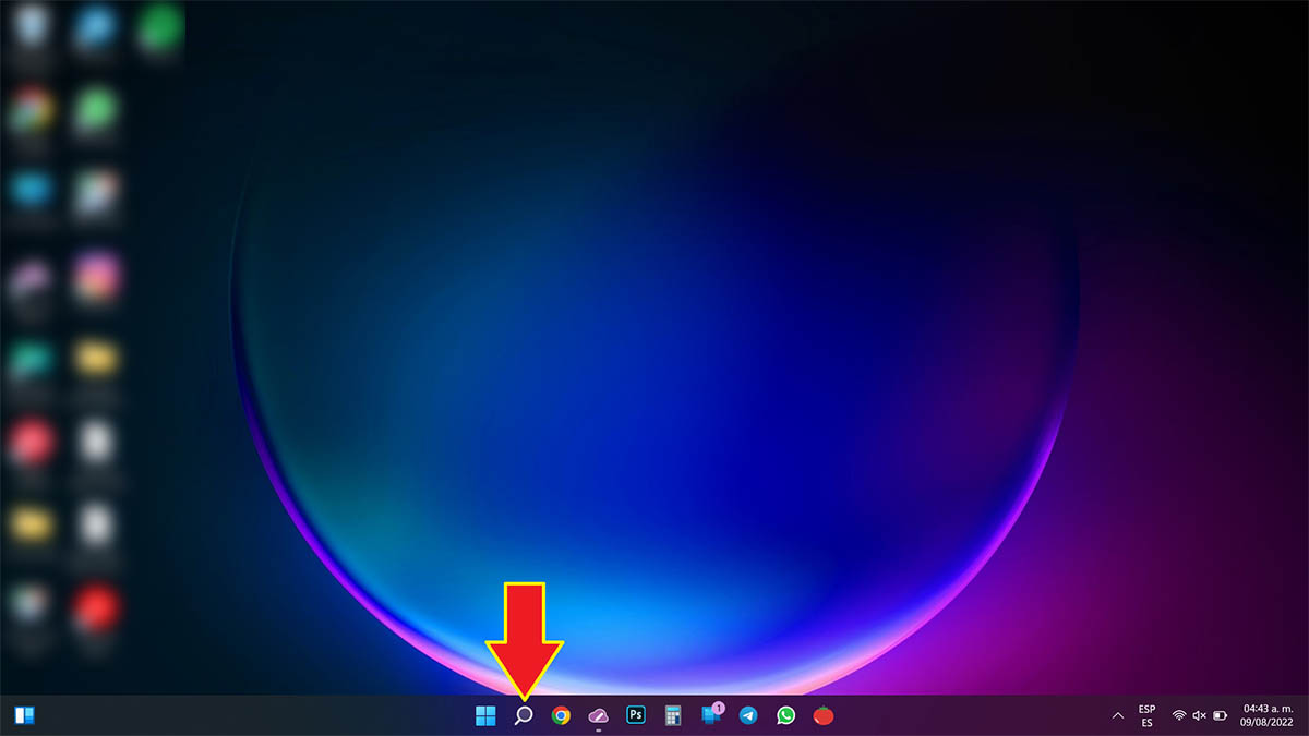 Abrir el buscador de Windows 11