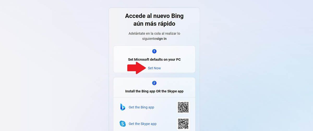 Acceder al nuevo Bing en Windows 11