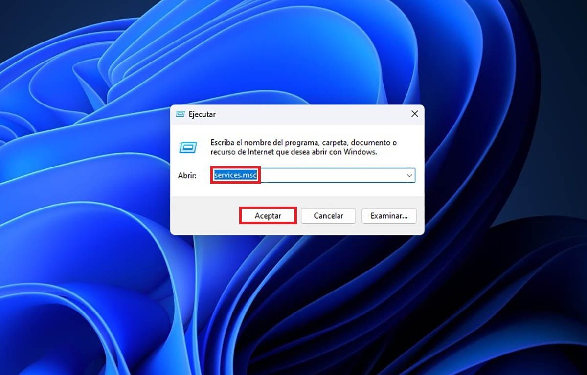 Acceder a los servicios de Windows 11