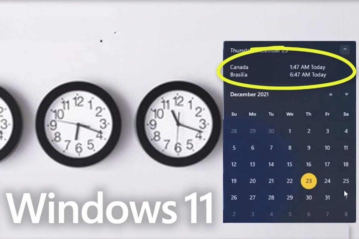 Cómo poner varios relojes de otras zonas horarias en Windows 11