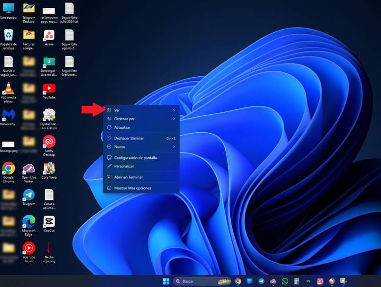Cómo ocultar todos los iconos del escritorio en Windows 11