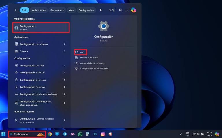 Cómo ver cuanta memoria RAM tiene mi PC en Windows 11