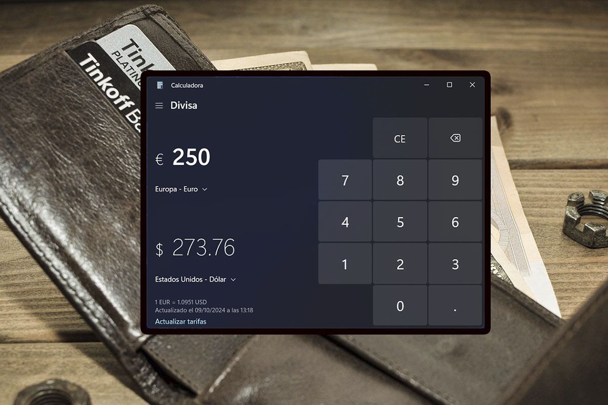 Cómo convertir divisas con la calculadora de Windows 11