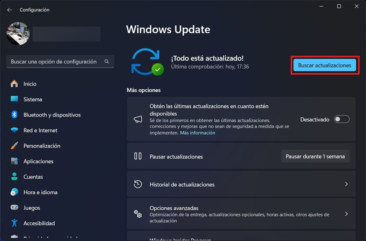 Descargar ultima actualización Windows 11