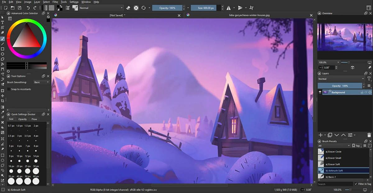 Krita Windows 11