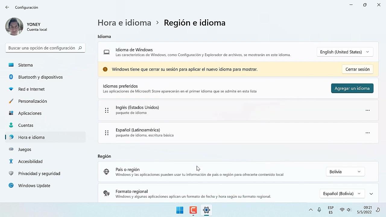 Descargar idioma desde Microsoft Store en Windows 11