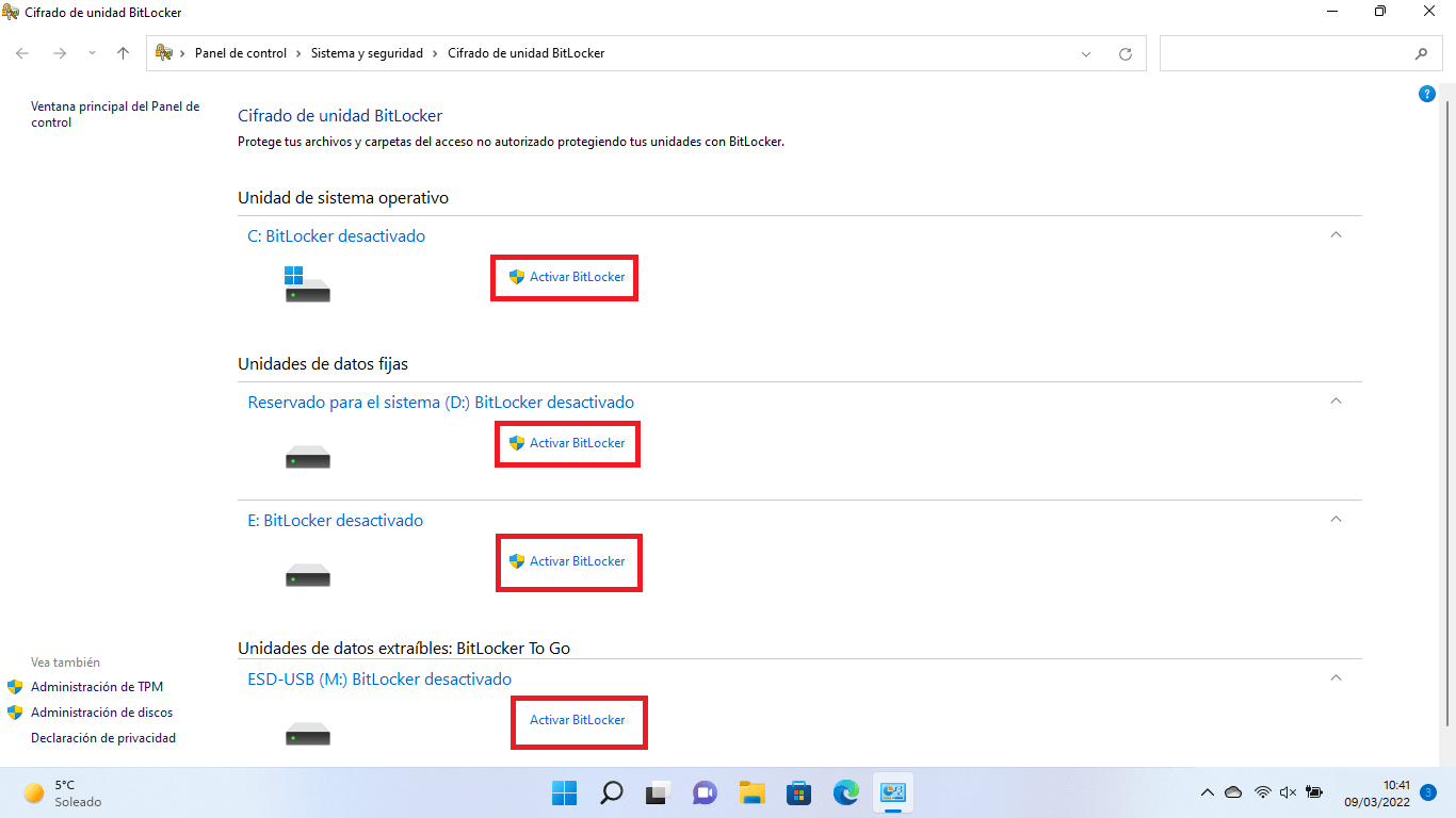 Cifrar archivos en Windows 11 Cifrar archivos en Windows 11