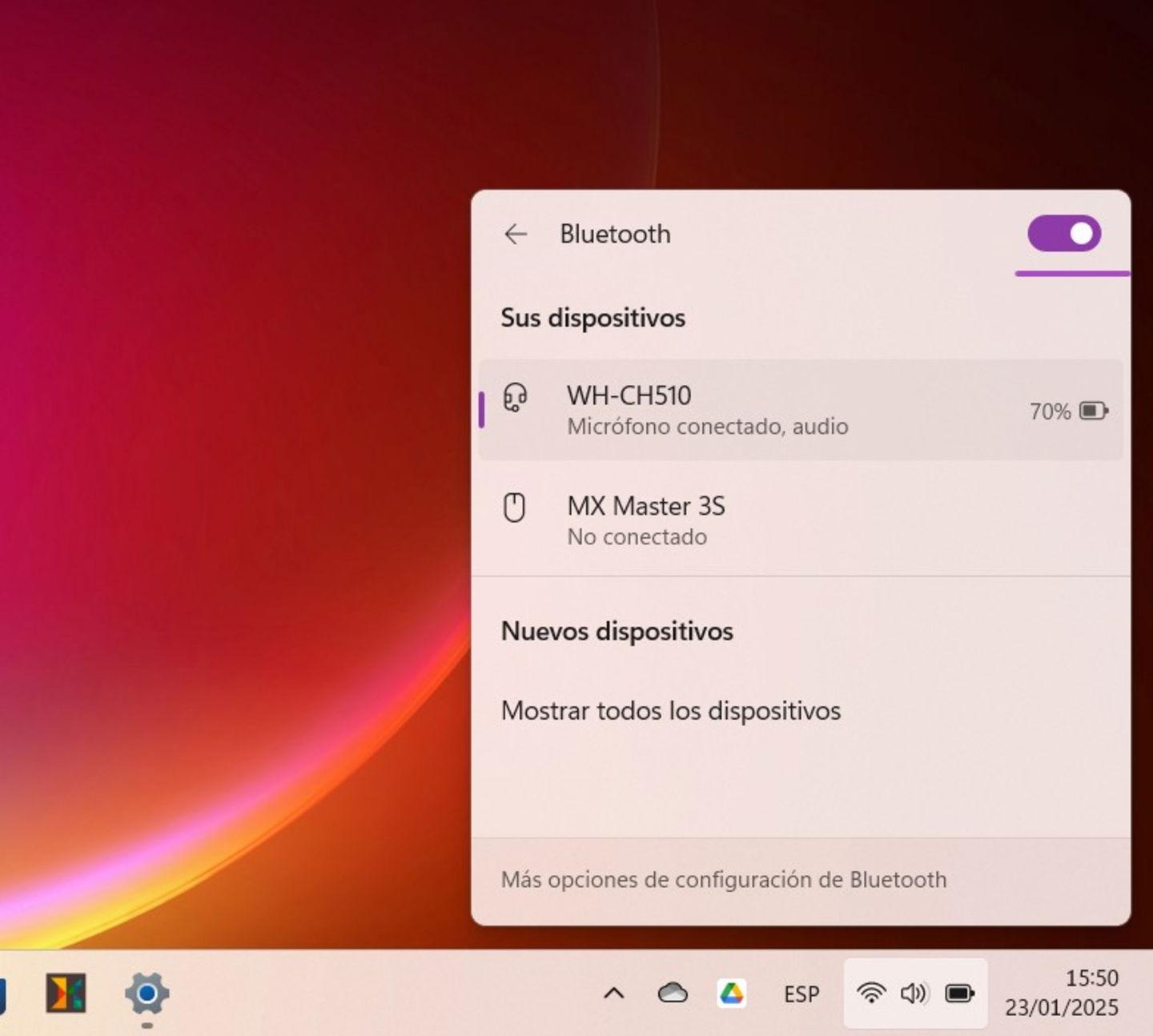 Activar Bluetooth en Windows 11