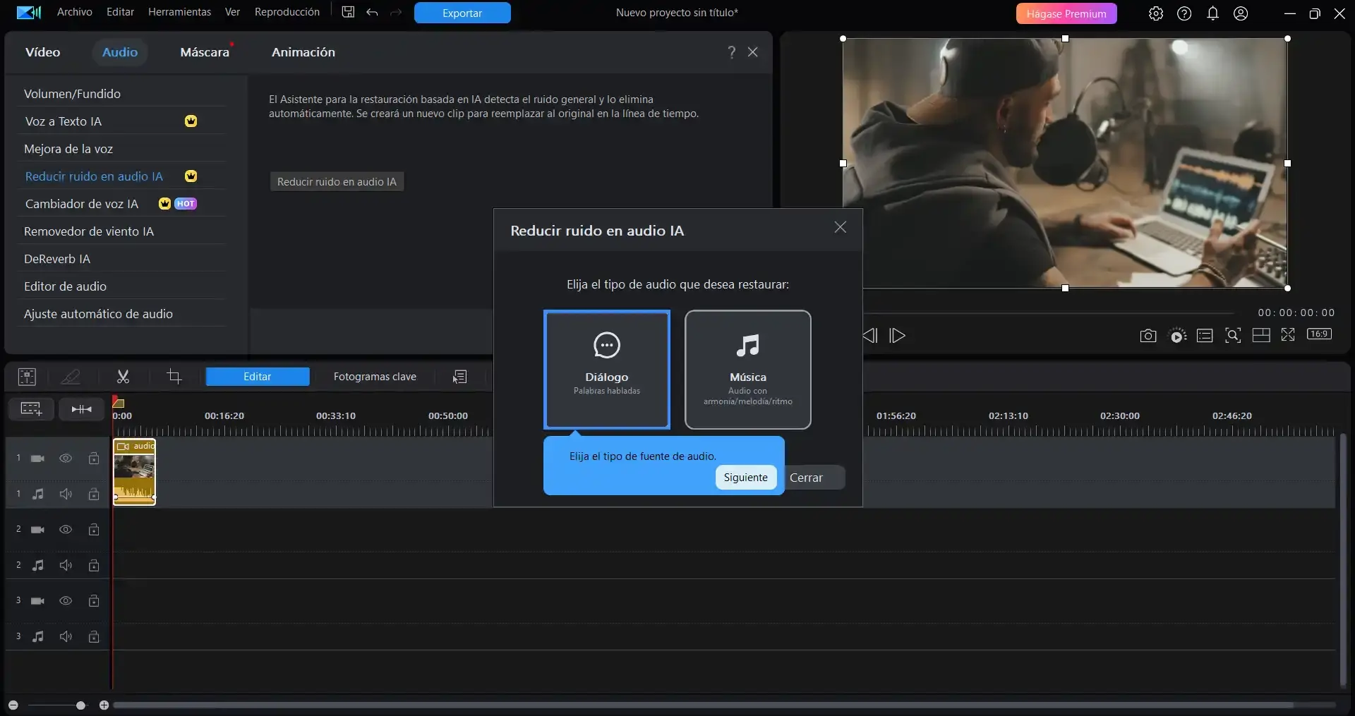 Opciones para eliminar ruido de fondo en Windows 11 Opciones para eliminar ruido de fondo en Windows 11