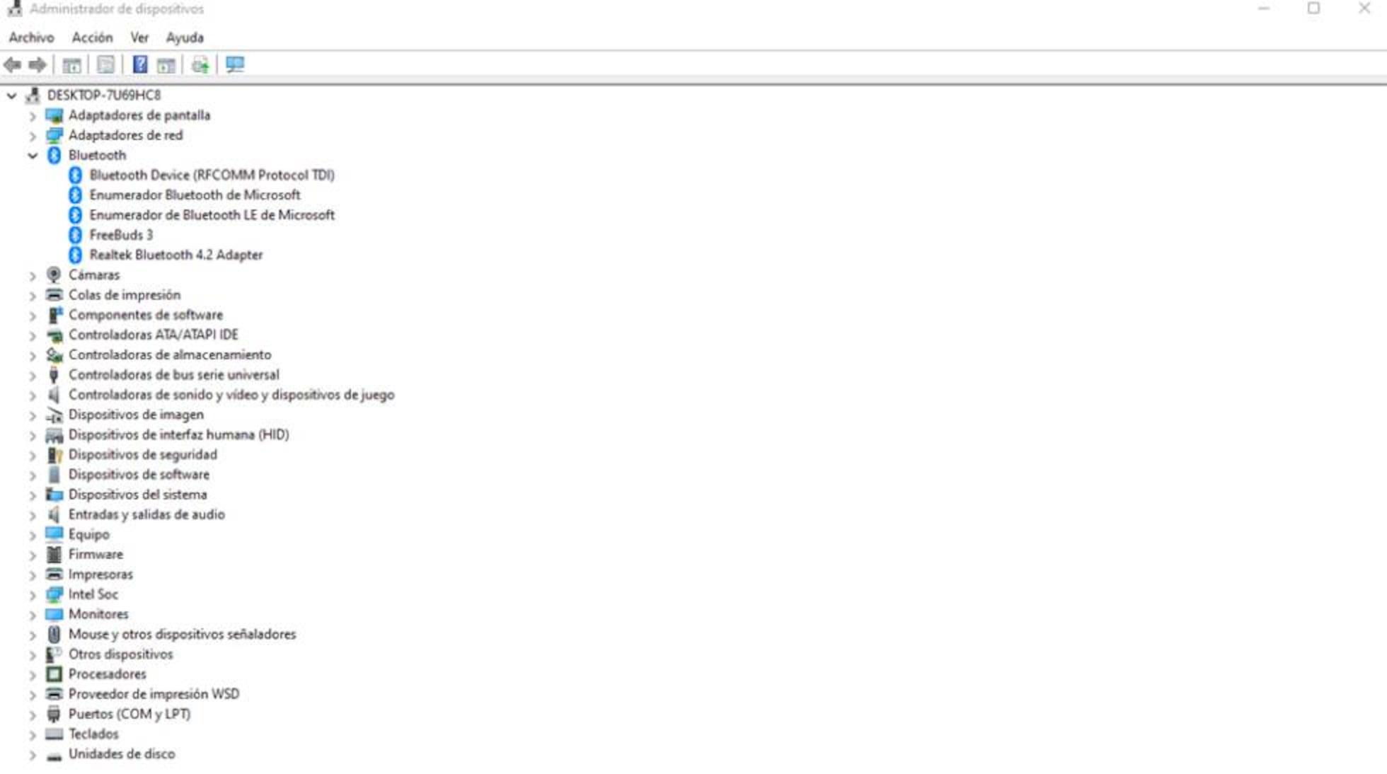 Emparejamiento de auriculares Bluetooth