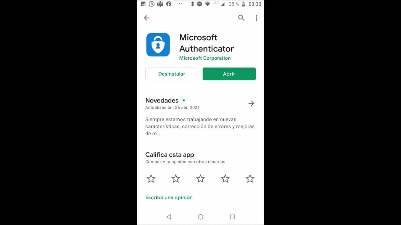 Gestor de contraseñas de Microsoft Authenticator