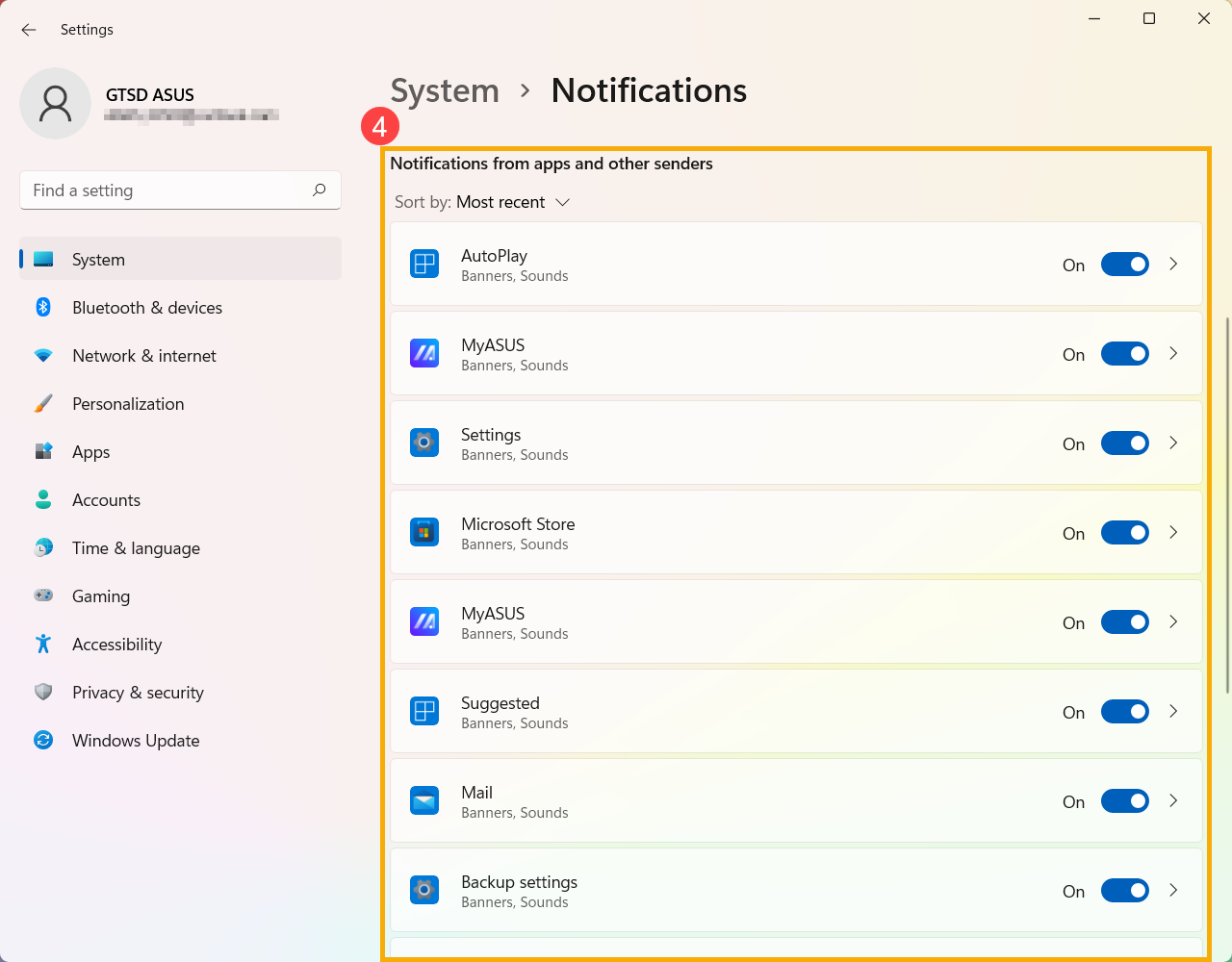 Notificaciones y calendario en Windows 11