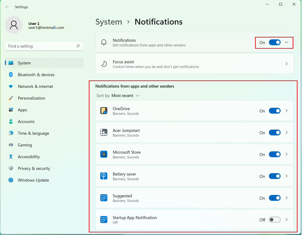 Panel de ajustes rápidos Windows 11