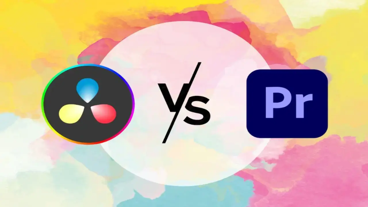 Interfaz de Premiere Pro y DaVinci Resolve en Windows 11 Interfaz de Premiere Pro y DaVinci Resolve en Windows 11