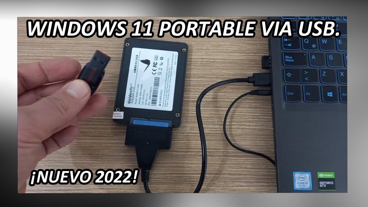 Windows 11 en SSD externo