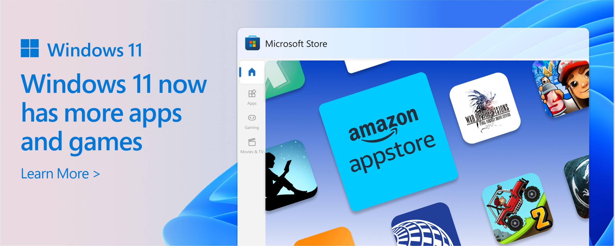 Instalar Amazon Appstore en Windows 11