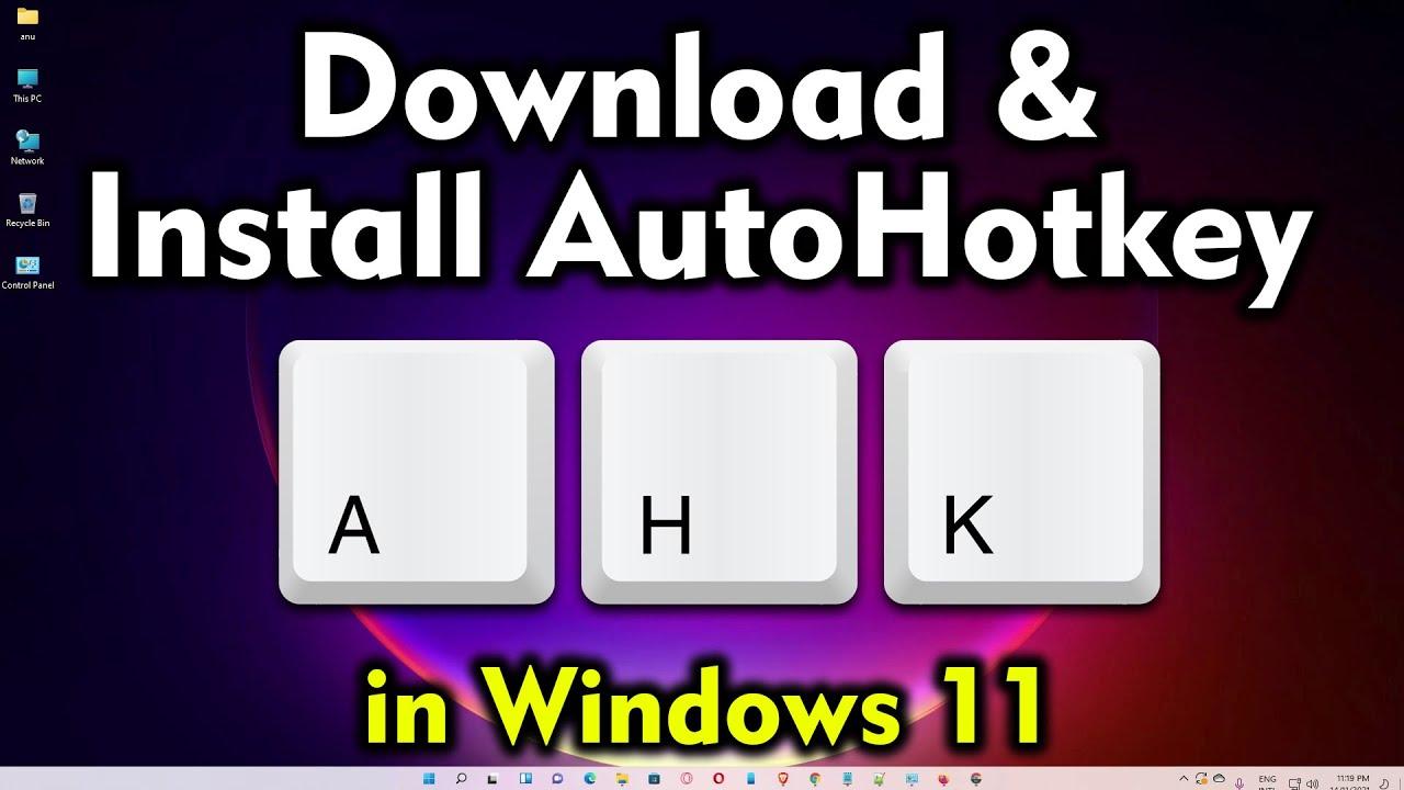Instalar AutoHotkey en Windows 11