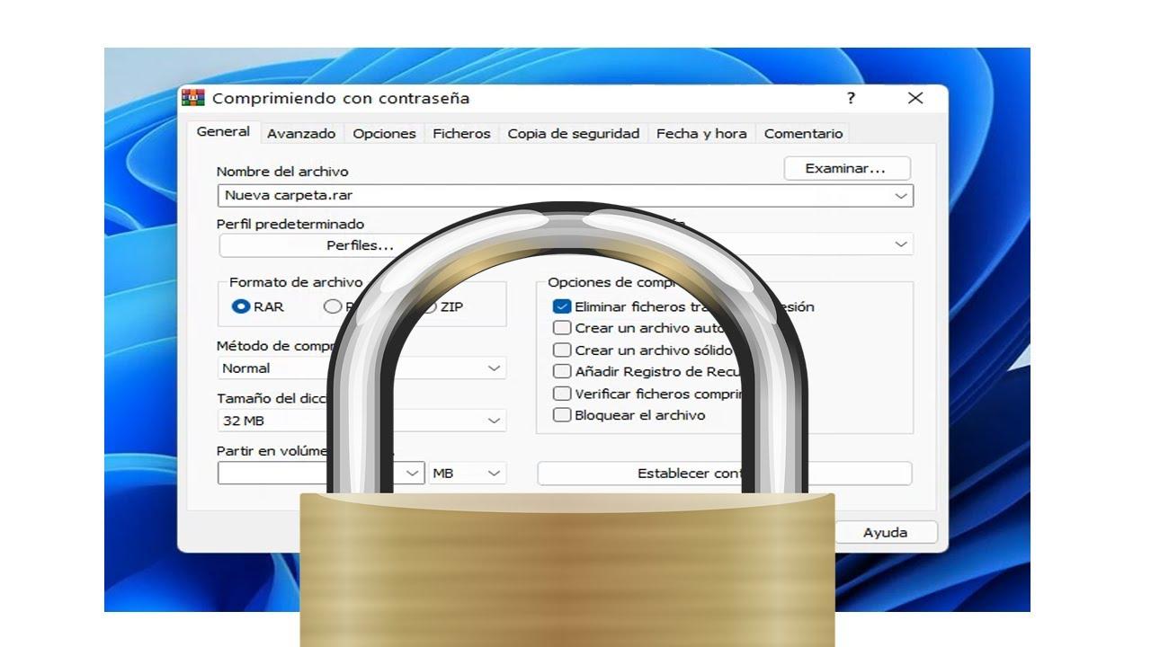 Opciones para cifrar archivos en Windows 11
