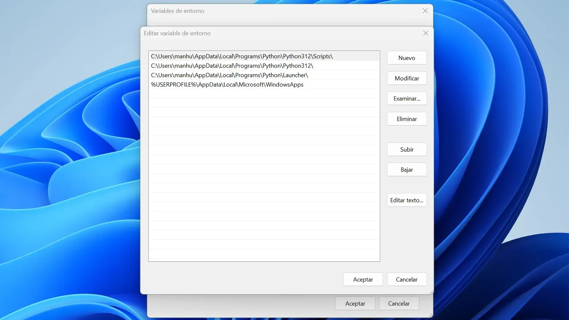 Instalación de Python en Windows 11 Instalación de Python en Windows 11