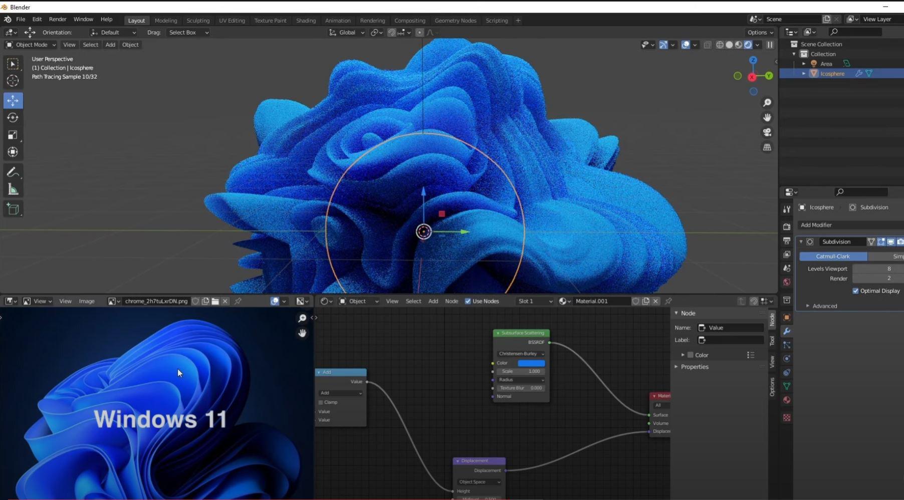 Novedades de Blender en Windows 11