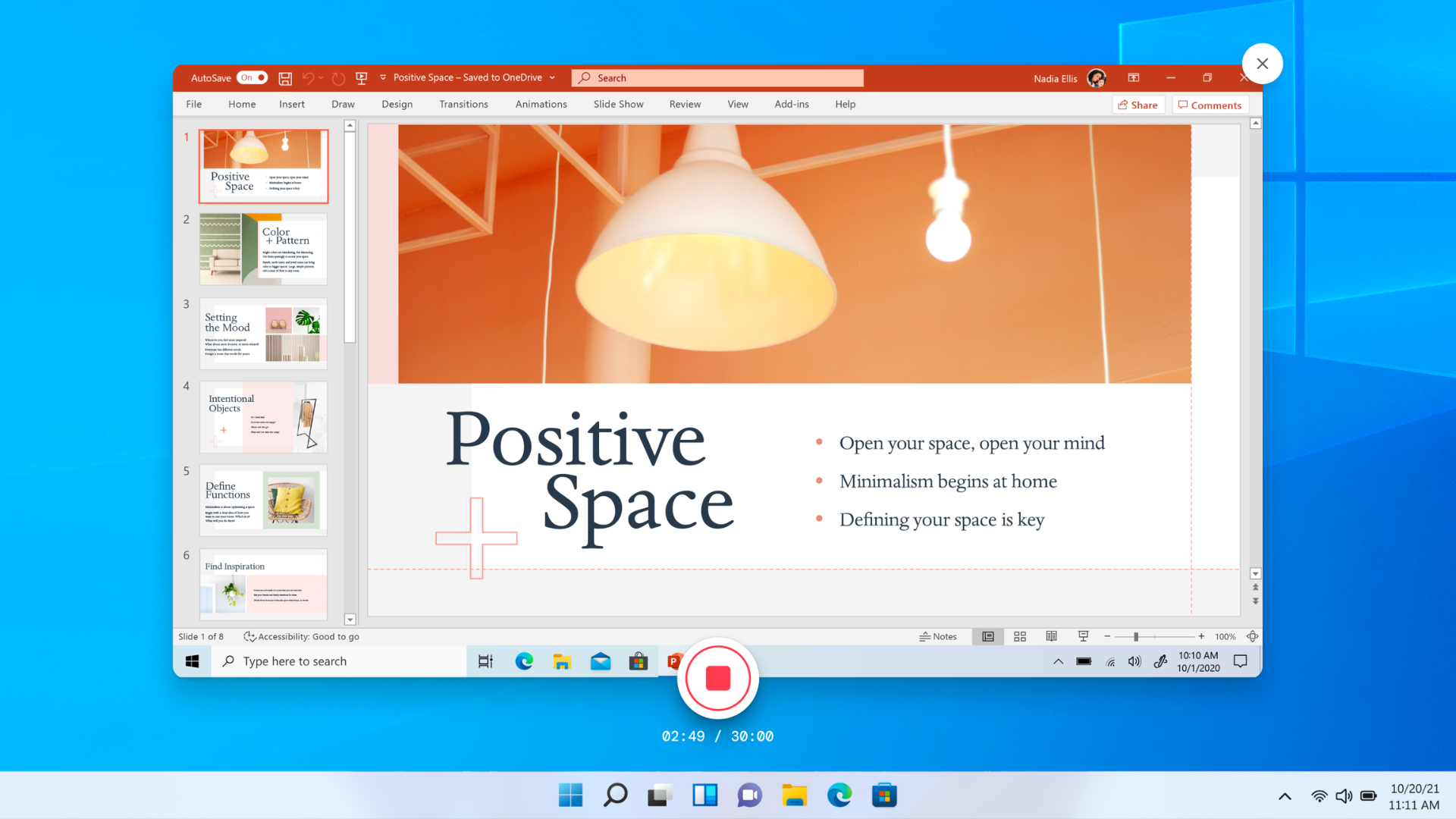 Grabadora de pantalla nativa de Windows 11