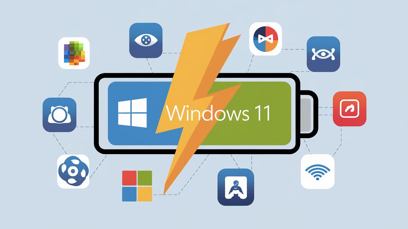 Ajustes de energía y batería en Windows 11