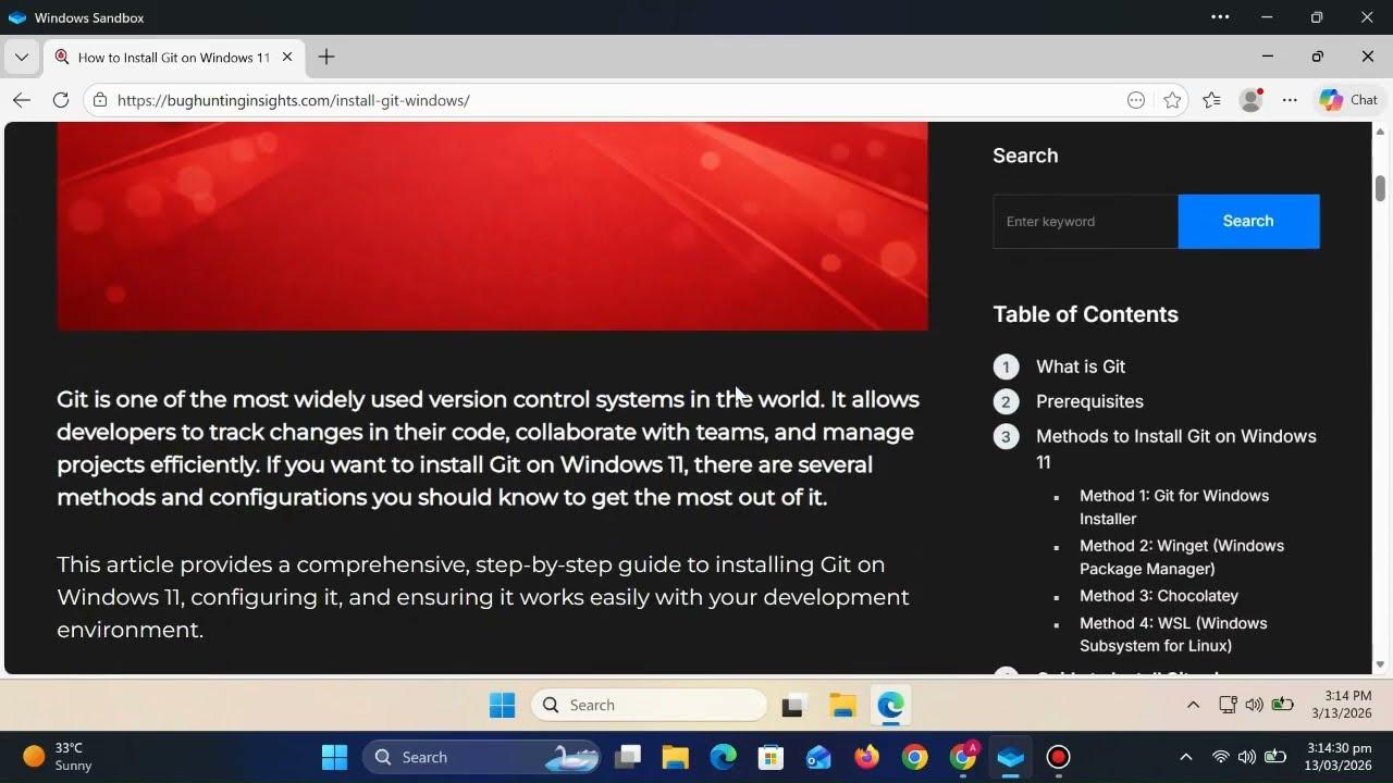 Instalar Git con winget en Windows 11