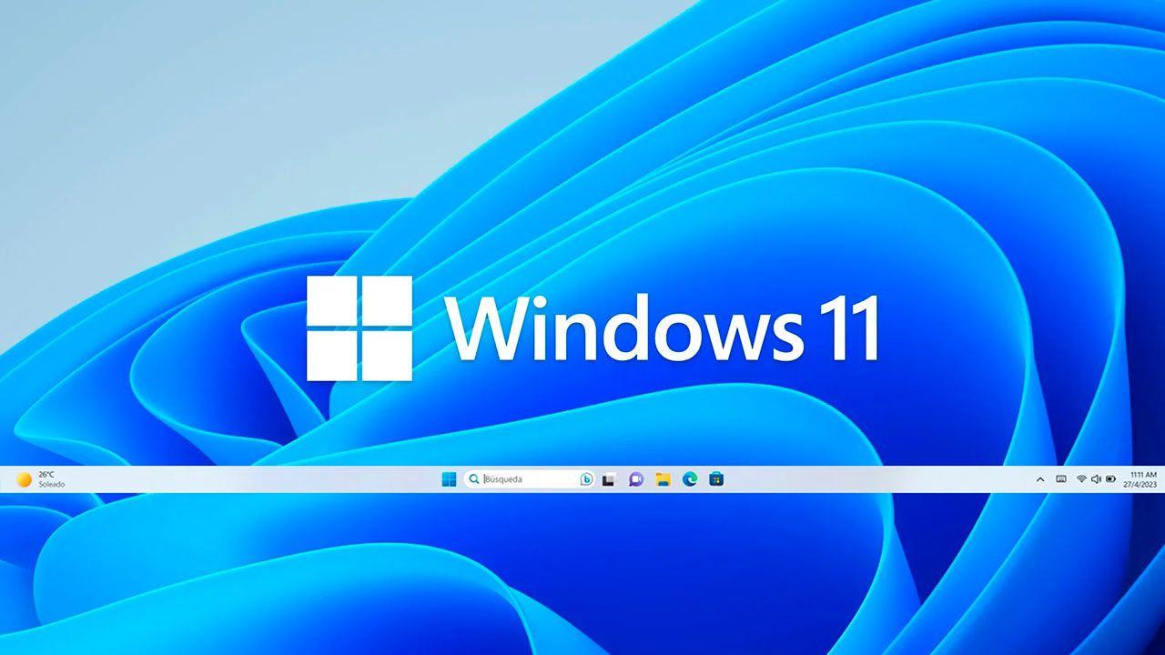 Error barra de tareas Windows 11