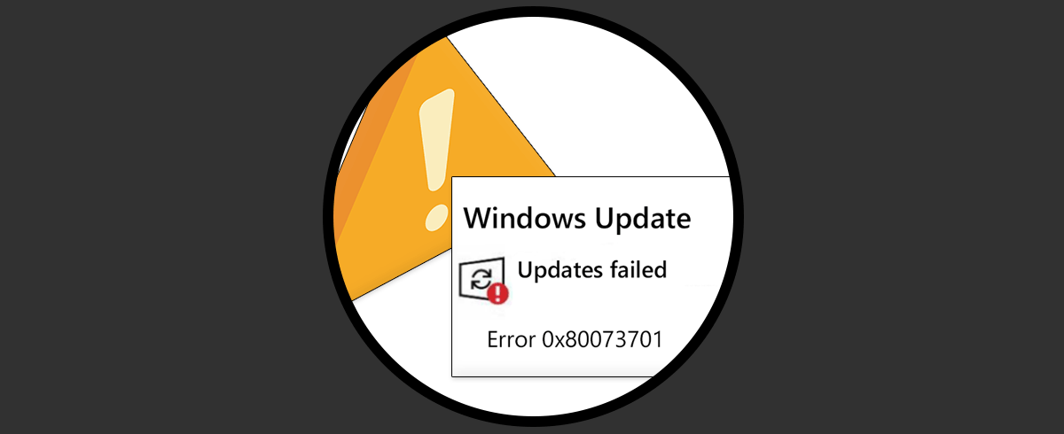 Error 0x80073701 Windows Update