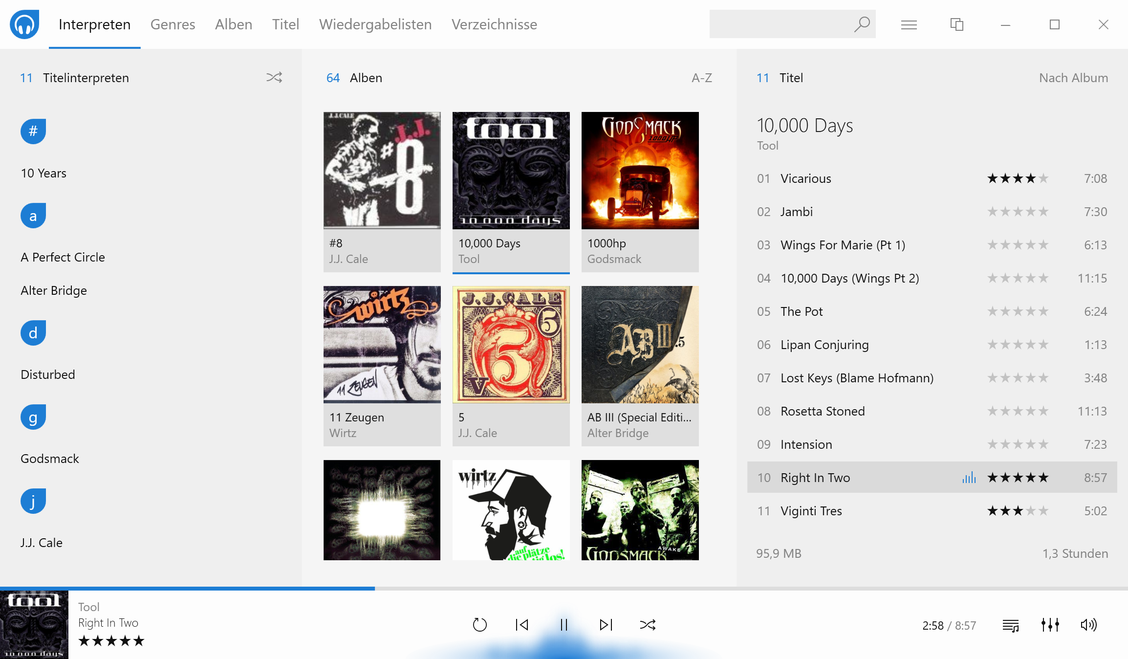 Reproductor Dopamine para Windows 11